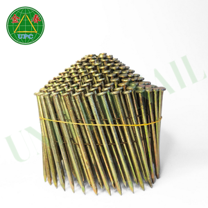 Clavos en rollo de calidad de exportación, 9000 unidades, 15 grados, 2" x 0.099, con vástago liso/roscado, para clavadora neumática, cabeza a cuadros, en caja - Product Image 2