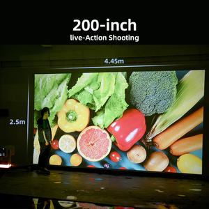 El Mejor Proyector A005 Pro Android de Alto Lumen, Cine en Casa, Google Smart TV, LED 4K, Portátil, 1080P, Altavoz de 20W, Luz Ambiental - Product Image 3