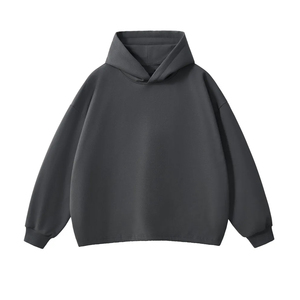 Sweat à capuche personnalisé en molleton de coton, streetwear décontracté pour hommes, femmes et unisexe, logo brodé, fournisseur, commande en gros, OEM disponible - Product Image 1