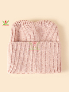 <b>Winter</b> Wholesale Wooly Beanie Hats For Adults Cartoon Pattern Beach Use Custom Logo Embroidery Acrylic/wool Knit - Product Image 5