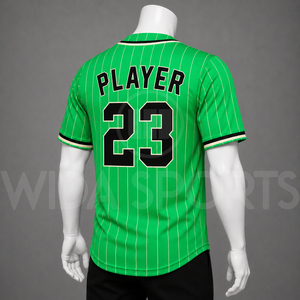 Maillots de baseball d'été personnalisés, imprimés par sublimation, 100% polyester, légers, respirants, uniformes d'équipe personnalisés - Product Image 3