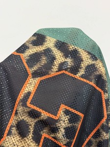 Maillot de football américain unisexe entièrement personnalisable, fournisseur en gros, maillot léger en maille surdimensionné à imprimé léopard, vente en gros - Product Image 5