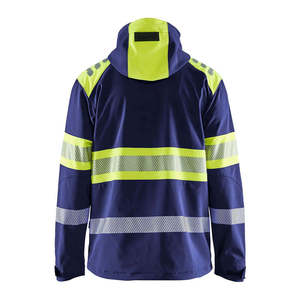 Chaqueta de Trabajo Unisex de Alta Visibilidad, Reflectante, de Poliéster, con Certificación CE, Impermeable, Transpirable y Resistente al Viento, para Invierno - Product Image 6
