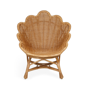 Nueva llegada: Silla de ratán tejida a mano con diseño de concha natural, ecológica y moderna, para resort, de fabricante vietnamita. - Product Image 2