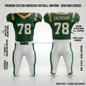 Full Sublimation American <b>Football</b> Kit Matching Jersey Pants <b>Socks</b> Set Custom Sublimated Performance Sports Gear 100% <b>Short</b> - Product Image 4