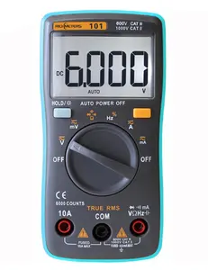 Factory Direct Sales Richmeters Digital Multimeter 6000 Counts Auto Ranging RM101 With Temperature OEM Packaging Available