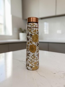 Elegante botella de agua de cobre para jardín de Indian exports international. Cobre puro certificado - Product Image 1