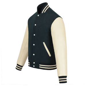 OEM New Design College Varsity Jacket for <b>Men</b> Fashion Streetwear Baseball Jacket with Logo Printing & Private Label Service - Product Image 1