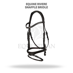 บังเหียนแบบ EQUINE RIVERE SNAFFLE ขนาดมาตรฐานสำหรับขี่ม้าแบบอังกฤษ เพื่อการควบคุมม้า - Product Image 2