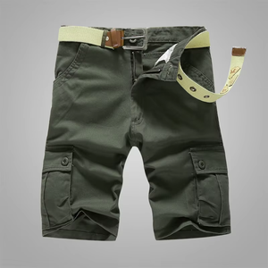 Pantalones Cortos Deportivos de Verano para Hombre, de Algodón, Transpirables, de Cintura Media, Casuales, para Gimnasio, Surf, Playa, Servicio OEM, Pantalones Cortos Cargo - Product Image 4