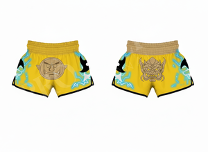Shorts de Muay Thai personnalisés avec design imprimé pour hommes, arts martiaux, Jiu Jitsu, Karaté, boxe, combat, sublimation, kickboxing - Product Image 4