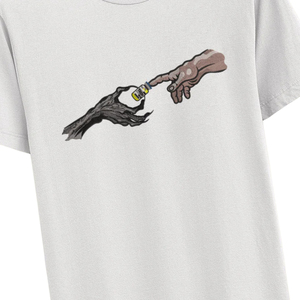 T-shirt personnalisé brodé, motif mains artistiques, coupe oversize unisexe, streetwear, coton de haute qualité, mode décontractée, usine OEM ODM - Product Image 6
