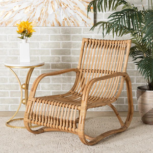 Chaises de jardin luxueuses et relaxantes en rotin, fauteuils de salon, chaises à bascule de luxe pour la maison. - Product Image 5
