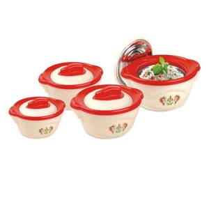 Global Exporter of Best Quality Microwavable Casserole <b>Set</b> 4-Piece with <b>Pot</b> Covers for Household & Restaurant Applications - Product Image 1