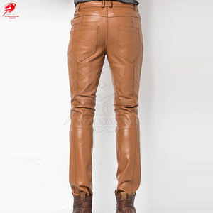 กางเกงหนังผู้ชายสไตล์คลาสสิก ดีไซน์ทันสมัย วัสดุทนทาน สวมใส่สบาย เหมาะสำหรับผู้ชายวัยผู้ใหญ่ - Product Image 3