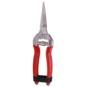 Sécateur industriel SONO JH53V en acier au carbone tranchant avec poignée en plastique rouge pour le jardinage DIY - Product Image 1