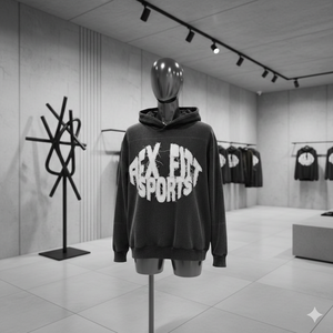 REXFIT SPORTS Vente en gros de sweats à capuche personnalisés de haute qualité en coton pour hommes, sweats à capuche en molleton français avec broderie appliquée pour unisexe - Product Image 1