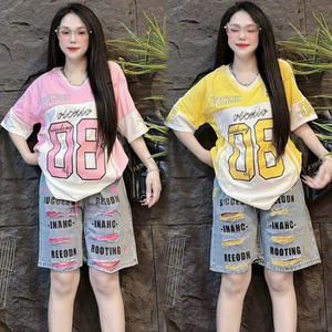 Conjunto de dos piezas de verano para mujer, ropa cómoda, natural, a la moda, lavable, con empaque personalizado, de fabricante vietnamita. - Product Image 5