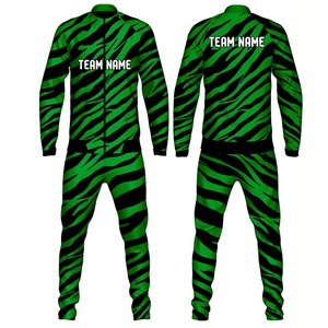 Chándal moderno de sublimación para hombre con cremallera, de poliéster, para entrenamiento, correr, hacer ejercicio en el gimnasio, fitness y actividades diarias informales. - Product Image 6