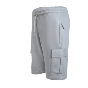 100% Cotton High Quality Knitted French Terry Sweat Shorts Custom Drawstring Luxury Cotton Fleece Cargo Shorts Men - Product Image 3
