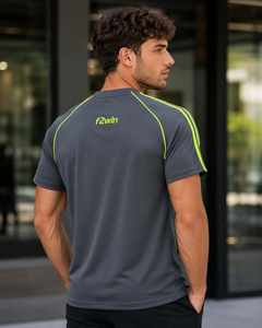 Camiseta Formal de Manga Corta para Hombre F2win, Cuello Redondo, Secado Rápido, Corte Regular, Tejido de Poliéster/Algodón Ecológico, Antiarrugas, la Mejor - Product Image 5