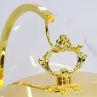 Edelstahl Hängender Chafing Dish Speisenwärmer 8L Golden für Hotel Hochzeit Bankett Buffet Catering