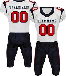 Ropa Deportiva Cómoda de Alta Calidad a Precio Razonable, Uniforme de Fútbol Americano Personalizado con Nombre y Número del Equipo - Product Image 6