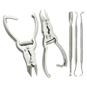 UBI 5-in-1 16cm Luxury Carbon Steel Classic Manicure Pedicure <b>Nail</b> Clipper Set <b>Nail</b> Lifter Durable for Ingrown Thick Case - Product Image 1