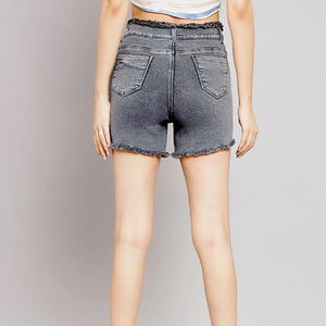 Women Stylish Washed Denim Shorts Casual Summer Fashion Apparel Women Stylish Washed Denim Shorts Casual Summer Fashion - Product Image 5
