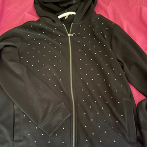 Private Label Custom Logo Women <b>Rhinestone</b> <b>Hoodie</b> For Sale Eco-Friendly 100% Cotton Fleece <b>Rhinestone</b> <b>Hoodie</b> - Product Image 1