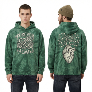 Sweat à capuche surdimensionné pour homme, personnalisé, poids lourd 400 GSM, streetwear, coton et polyester de haute qualité, fabricant de sweats à capuche en molleton - Product Image 6