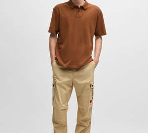 Polo homme personnalisé avec logo couleur, style parfait, respirant, confortable, très vendu, prix raisonnable. - Product Image 4