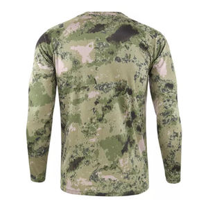 เสื้อยืดลายพรางแห้งเร็วสำหรับล่าสัตว์ แขนยาว เสื้อยืดผู้ชาย แขนยาว พิมพ์ลายดิจิตอล เสื้อยืดลายพรางสำหรับล่าสัตว์แบบซับลิเมชั่น - Product Image 2