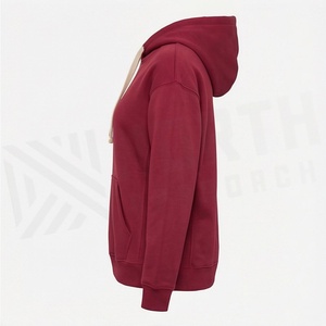 Drop-shoulder Women's Customized Color Oversized Fashion Hoodie <b>Long</b> Sleeve Sweaters Pullover Winter Hooded <b>Sweatshirts</b> - Product Image 3