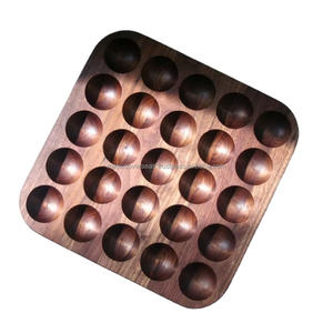 Porta Huevos y Organizador de Cocina de Madera Natural Estilo Rústico, Ecológico, Apto para Lavavajillas, para Encimera de Cocina - Product Image 1