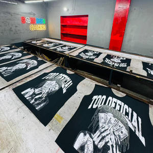 Camisetas de Algodón de Alta Calidad con Estampado DTG y Lavado Ácido, Personalizadas al por Mayor, de Secado Rápido, con Cuello Redondo, para Hombre, 2024 - Product Image 4