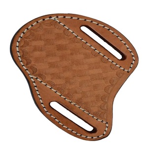 High Quality Handmade Real <b>Leather</b> Folding Knife Sheath Bag with Adjustable Strap Hand-Stitched Portable OEM/ODM Support - Product Image 3