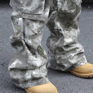 Vêtements de chasse sur mesure, camouflage, pantalon cargo tactique multi-poches, imprimé camouflage graphique, pour homme - Product Image 5