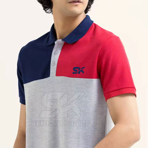 Polo de Hombre de Primera Calidad, Último Modelo, Bicolor, Liso, 100% Algodón, Precio Económico al por Mayor - Product Image 4