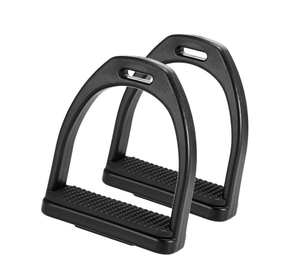 อานม้าเหล็กสีดำแบบมีลายกันลื่น ขนาด 50x20x40 ซม. สำหรับขี่ม้า - Product Image 4