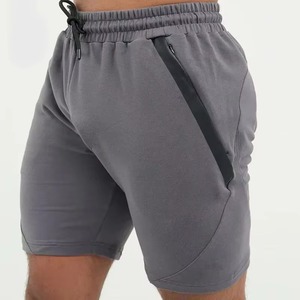 Pantalones Cortos Deportivos Personalizados de Lona Resistente con Cintura Elástica para Hombre, Ecológicos, de Secado Rápido, Transpirables, de Algodón y Forro Polar - Product Image 1