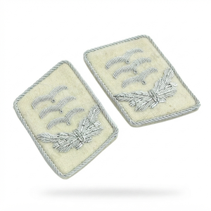 Écussons décoratifs personnalisés pour col de tenue uniforme, broderie en fils métalliques, patchs de gorgette - Product Image 6