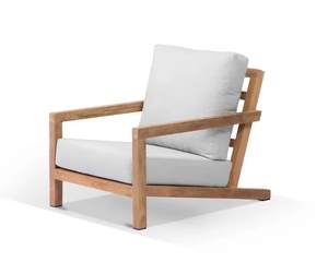 Muebles de Sofá de Madera de Teca para Exteriores con Cojín Resistente al Sol para Uso Comercial en Hoteles, Villas y Resorts - Product Image 5