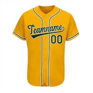Uniforme de Béisbol Personalizado de Alta Calidad OEM, Tejido Ecológico 100% Poliéster, Jersey de Béisbol para Equipos, Gran Venta - Product Image 2