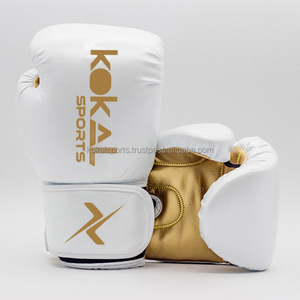 Guantes de Boxeo Profesionales Personalizados |   Guantes de Sparring de Cuero Genuino OEM - Product Image 1
