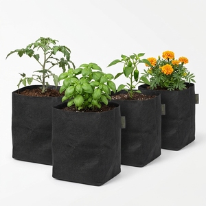 3 5 7 10 Gallon Grow <b>Bags</b> Heavy Duty Container Thickened Nonwoven Fabric Plant Pots With Handles - Product Image 5