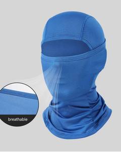 Masque facial en maille respirante et imperméable |   Capuche rafraîchissante légère pour moto, cyclisme, sports de plein air d'été, unisexe - Product Image 4