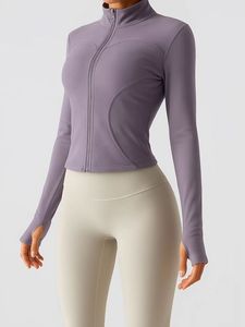 <b>Women</b> solid Color Full Sleeve Zipper Front Sporty <b>Jacket</b> Turtleneck Breathable Polyester Spandex Spring Wear - Product Image 2
