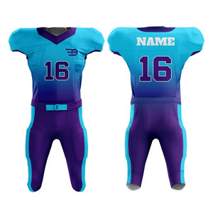 Tenue de football américain pour joueur d'équipe, uniforme léger à manches courtes, vêtements de sport personnalisés pour hommes - Product Image 1