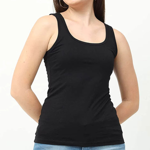 High Quality Women's Tank <b>Top</b> Breathable Sleeveless Jersey Casual Crew Neck Design for Summer OEM Customizable Service Available - Product Image 1